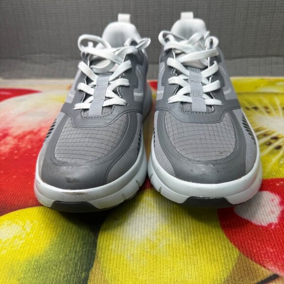 Alegria Solstyce Womens size 38 EU/7.5 US Grey & White Rok N Roll Sneakers - Picture 2 of 8